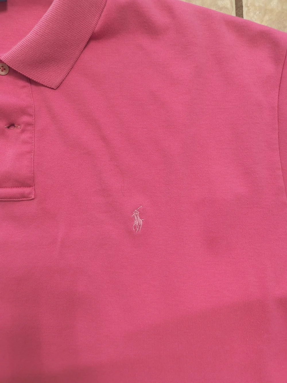 Ralph Lauren Hot Pink Polo Shirt - Men’s Short Sleeve